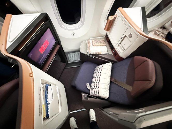Air India Business Class Review on the New 787-9 Dreamliner