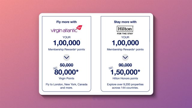 Amex Membership Rewards Just Got Better: Improved Transfers to Virgin Atlantic & Hilton